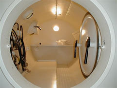 'Chamber dives' are available upon request