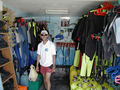 Our well stocked dive centre